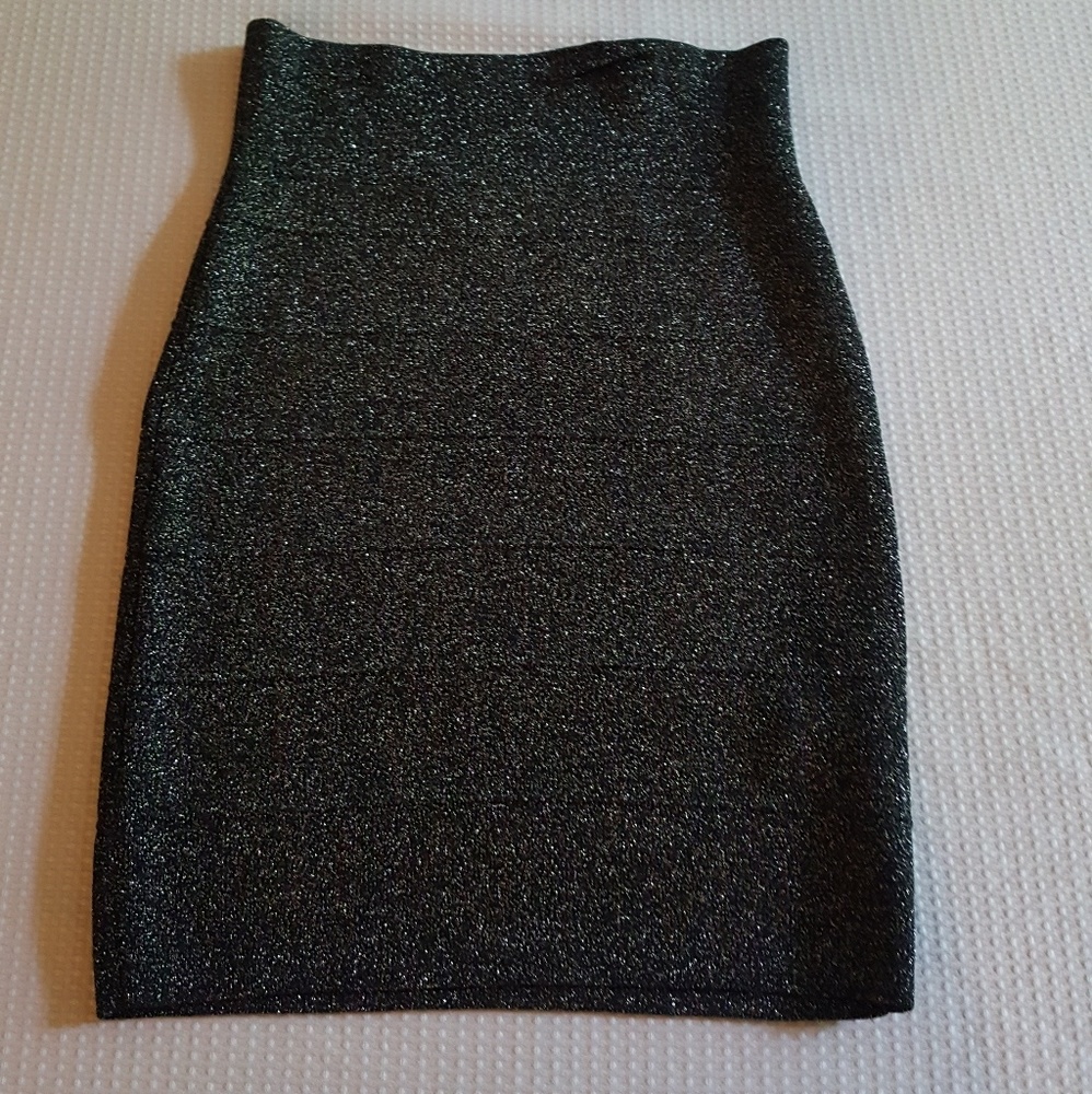 Rock & Republic Black Sparkle Skirt